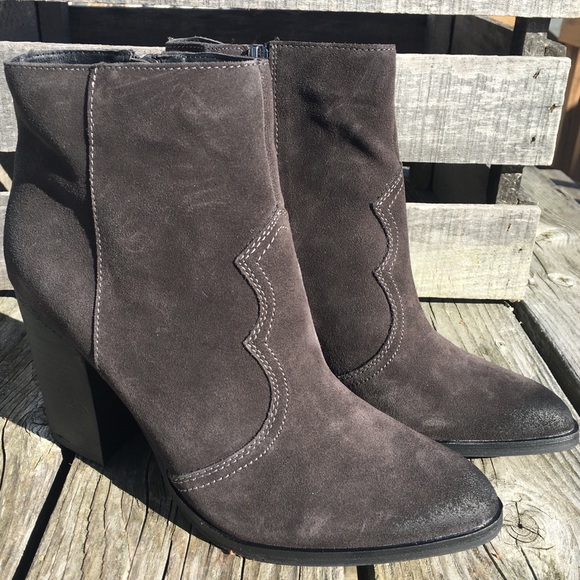 Dolce Vita Shoes - Dolce Vita Gray Suede Ankle Booties! NEW!